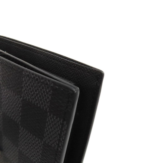 LOUIS VUITTON Bifold Wallet N63336 Damier canvas black Portefeuille・Marco NM