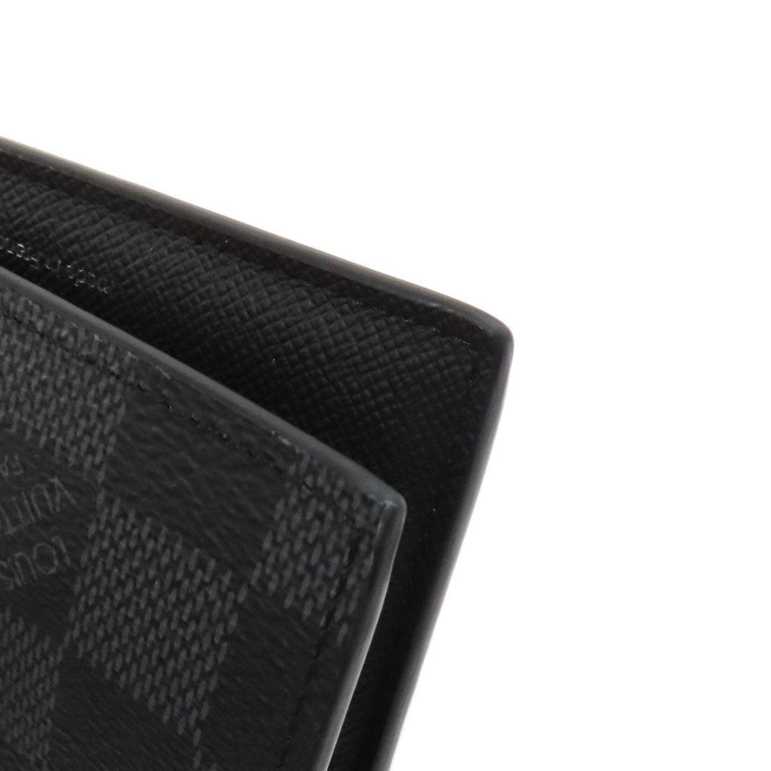 LOUIS VUITTON Bifold Wallet N63336 Damier canvas black Portefeuille・Marco NM