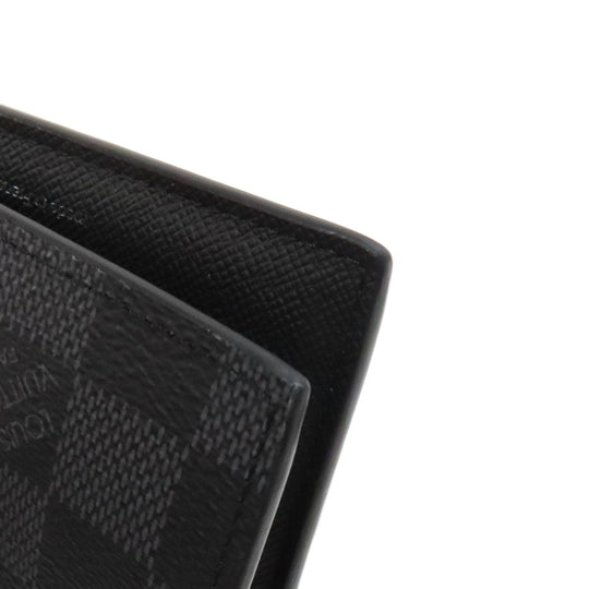 LOUIS VUITTON Bifold Wallet N63336 Damier canvas black Portefeuille・Marco NM