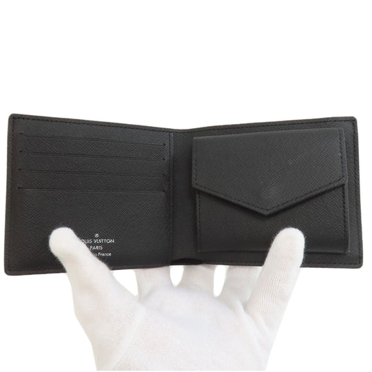 LOUIS VUITTON Bifold Wallet N63336 Damier canvas black Portefeuille・Marco NM