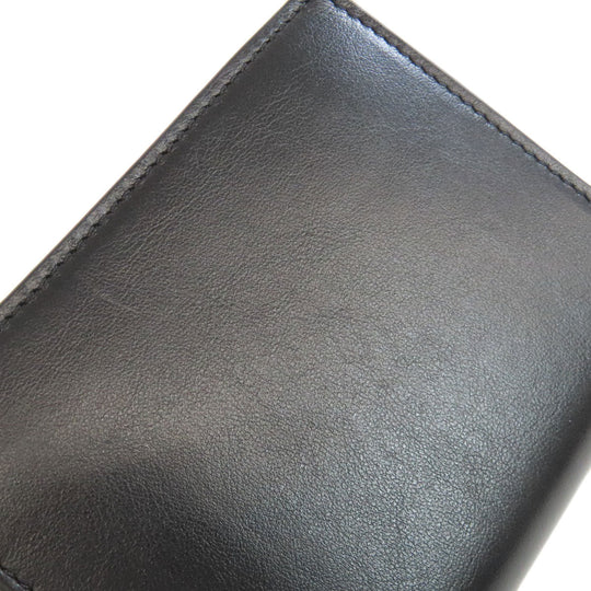 Chloe Bifold Wallet Calfskin black Sense Compact Wallet Women Used Authentic