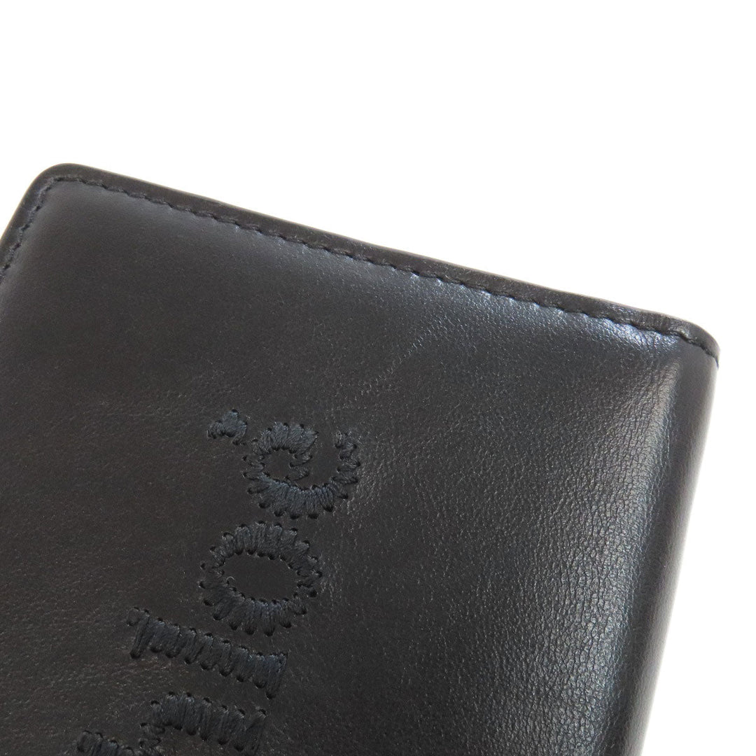 Chloe Bifold Wallet Calfskin black Sense Compact Wallet Women Used Authentic