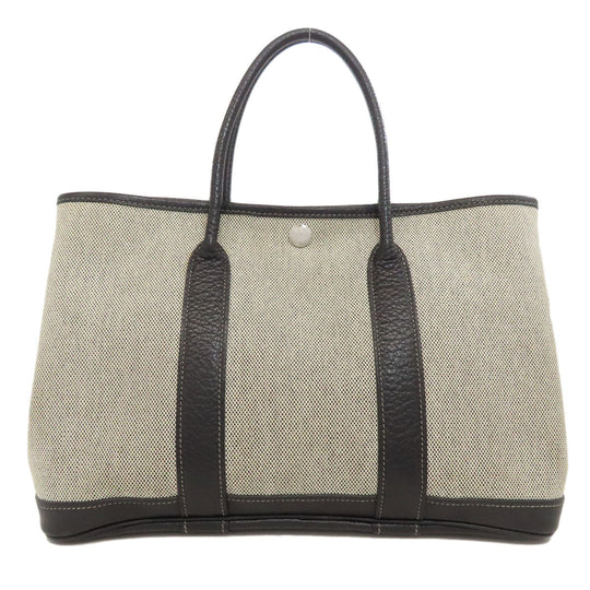 HERMES Tote Bag Tower ash gray Garden Party TPM 2006 Limited