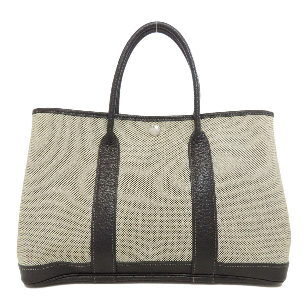 HERMES Tote Bag Tower ash gray Garden Party TPM 2006 Limited