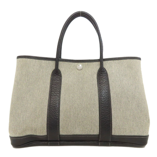 HERMES Tote Bag Tower ash gray Garden Party TPM 2006 Limited