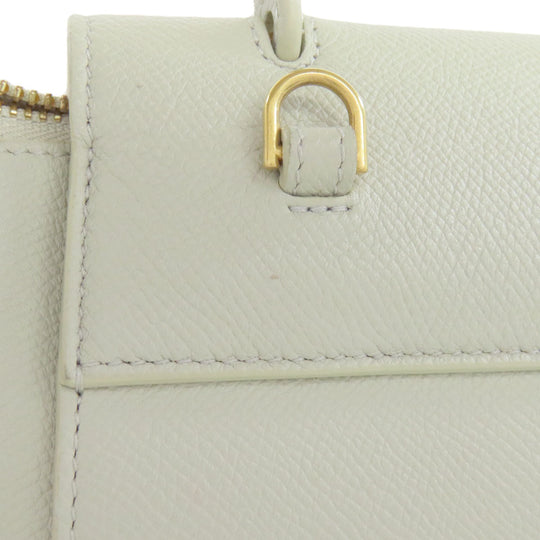 CELINE Handbag Calfskin green Belt bag 2WAY