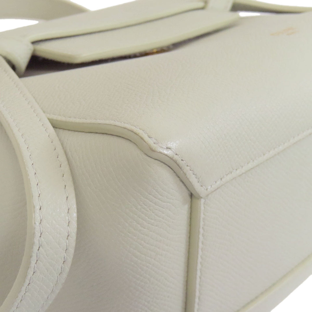 CELINE Handbag Calfskin green Belt bag 2WAY