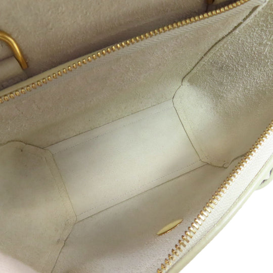 CELINE Handbag Calfskin green Belt bag 2WAY