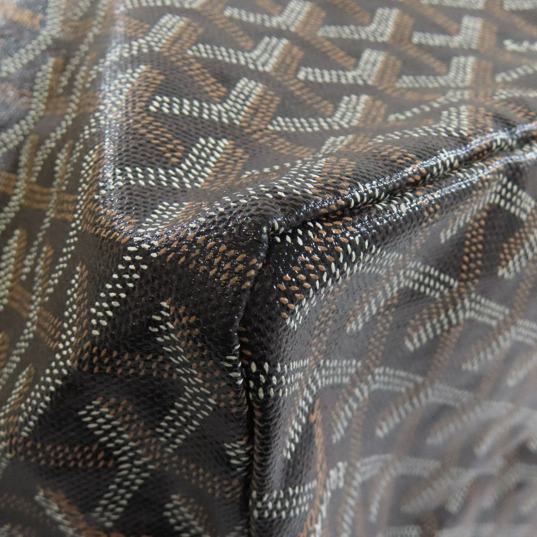 GOYARD Tote Bag Coated canvas black Saint Louis GM Women Used Authentic