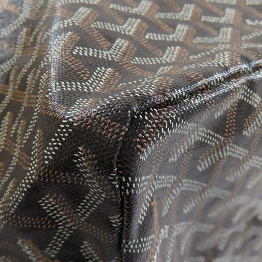 GOYARD Tote Bag Coated canvas black Saint Louis GM Women Used Authentic