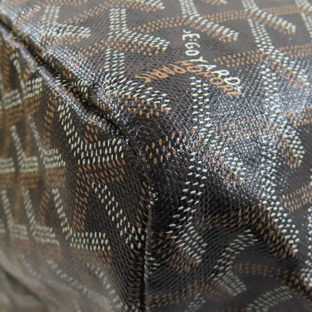 GOYARD Tote Bag Coated canvas black Saint Louis GM Women Used Authentic
