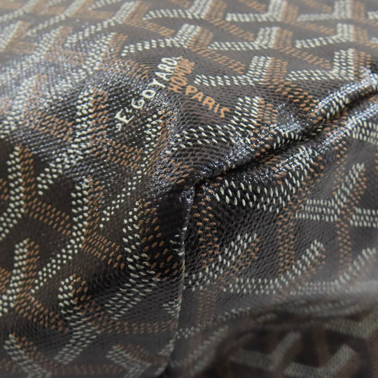 GOYARD Tote Bag Coated canvas black Saint Louis GM Women Used Authentic