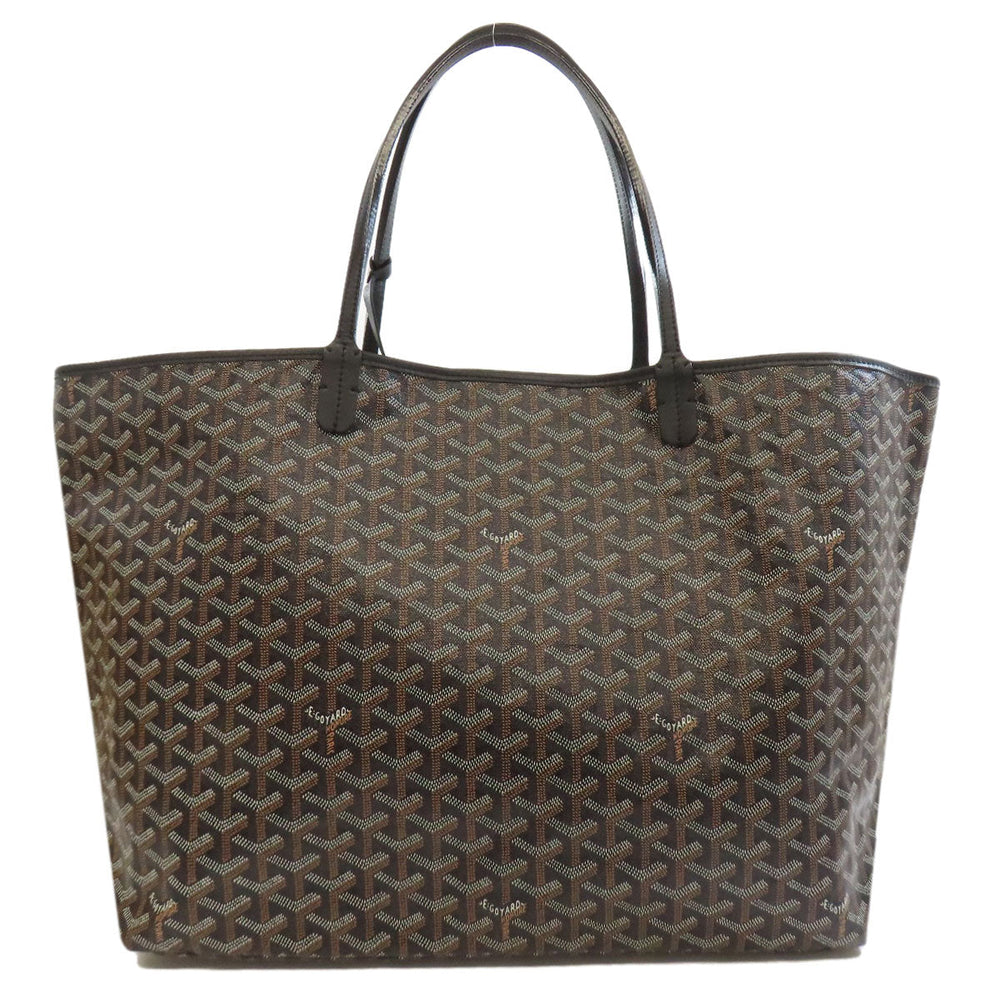 GOYARD Tote Bag Coated canvas black Saint Louis GM Women Used Authentic