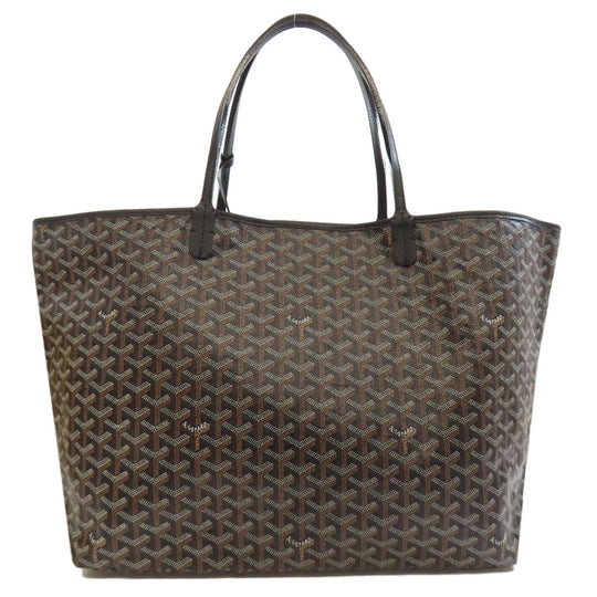 GOYARD Tote Bag Coated canvas black Saint Louis GM Women Used Authentic