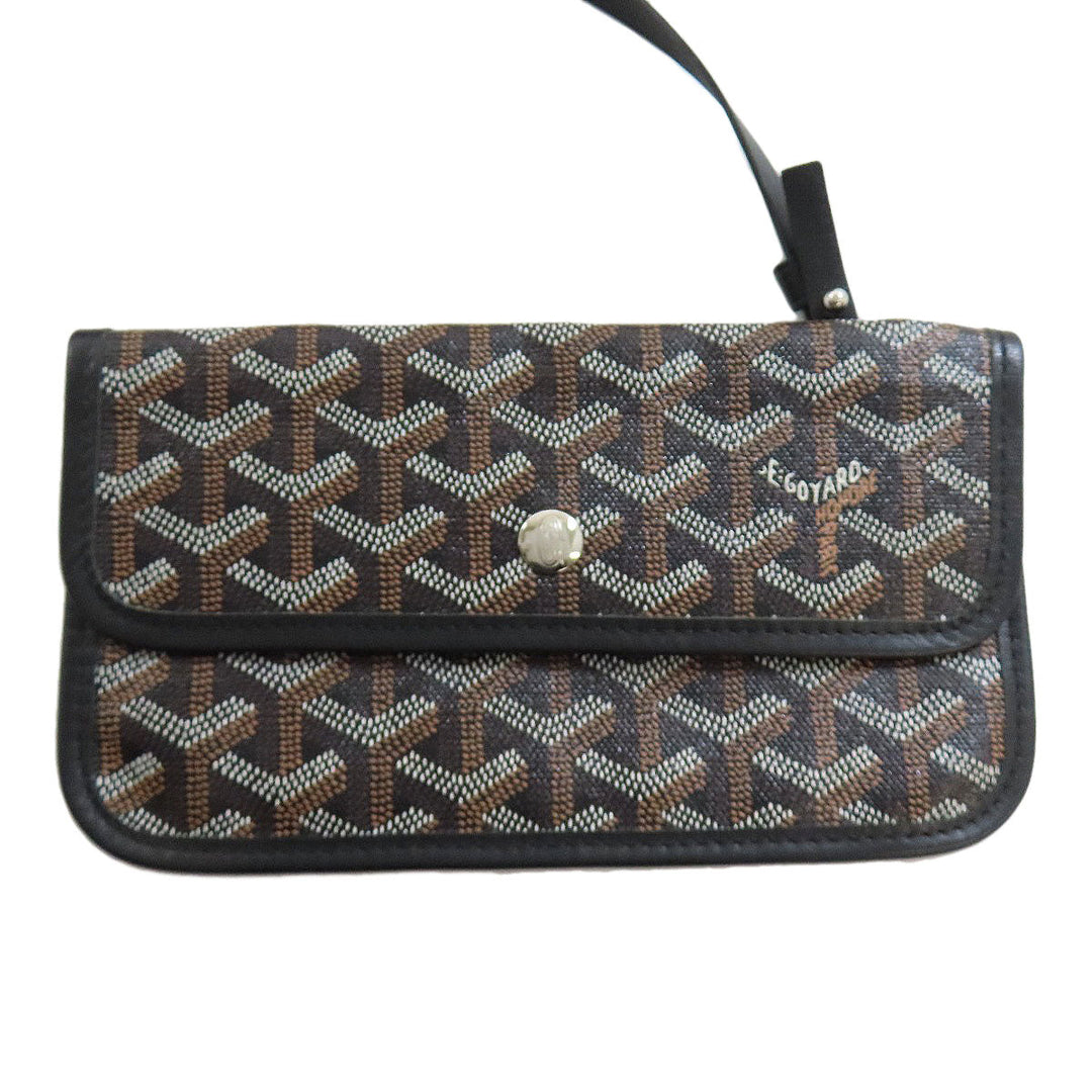 GOYARD Tote Bag Coated canvas black Saint Louis GM Women Used Authentic