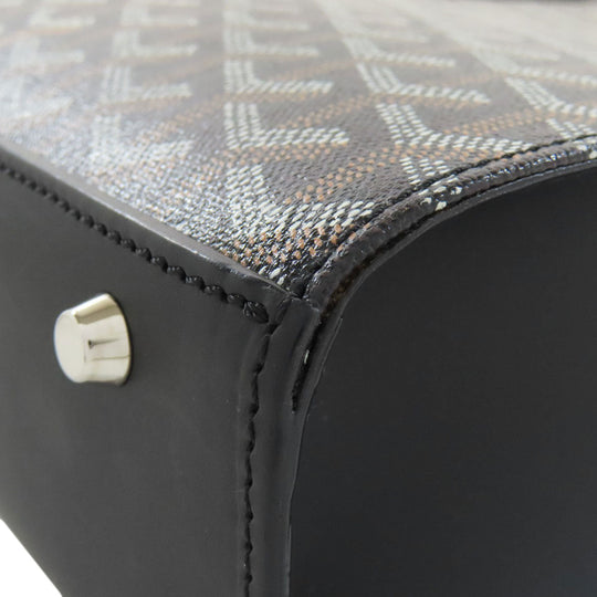 GOYARD Tote Bag Coated canvas black Comor PM Women Used Authentic
