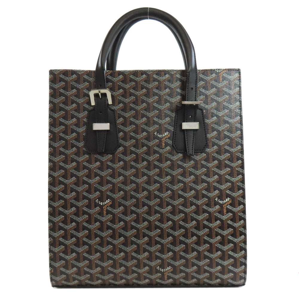 GOYARD Tote Bag Coated canvas black Comor PM Women Used Authentic