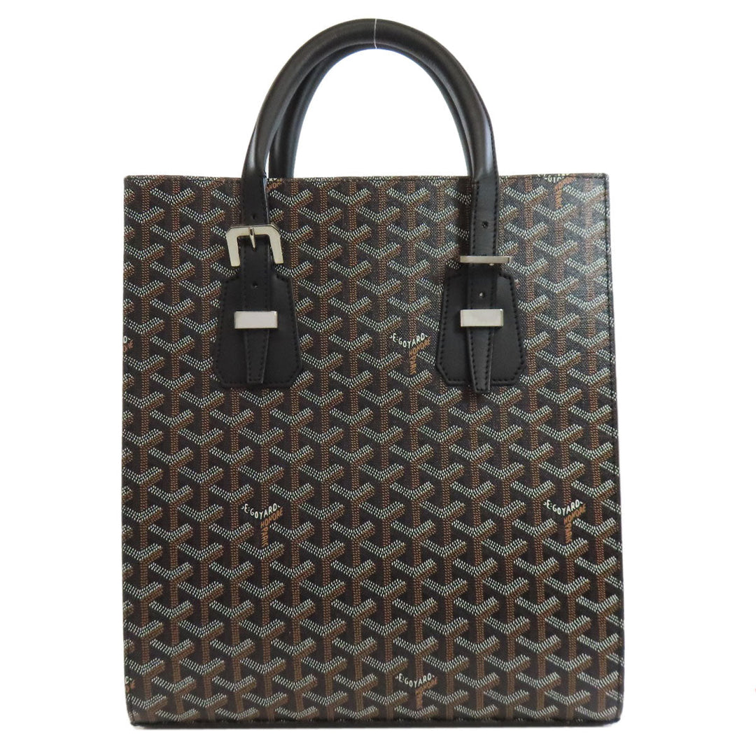 GOYARD Tote Bag Coated canvas black Comor PM Women Used Authentic