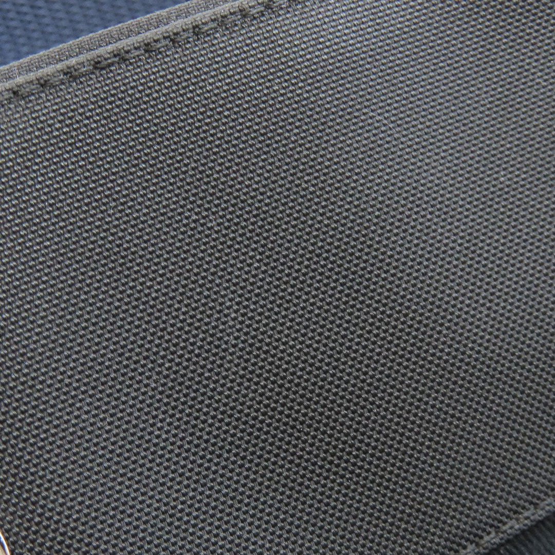 CHANEL Tote Bag Nylon black Paris Biarritz GM SilverMetal