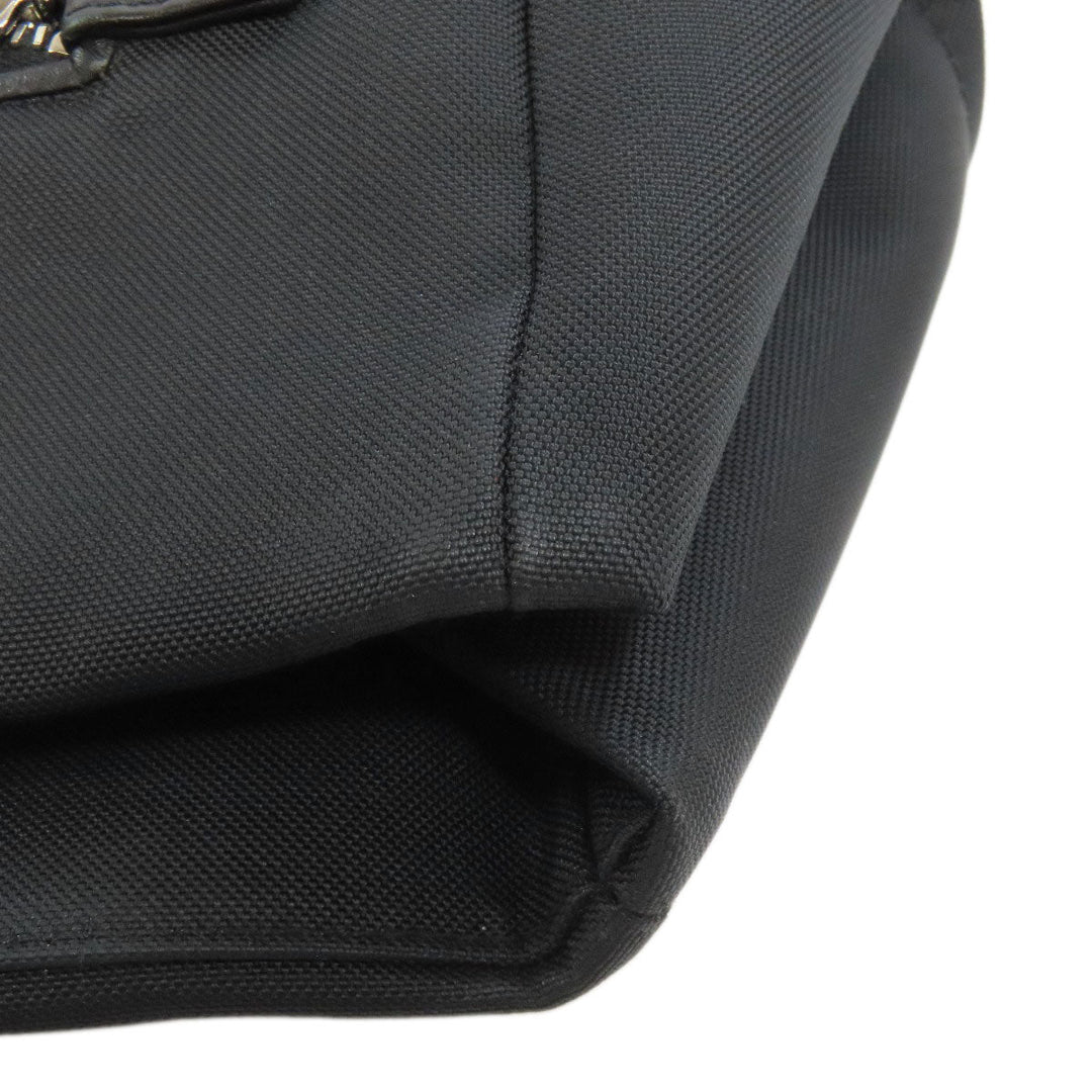 CHANEL Tote Bag Nylon black Paris Biarritz GM SilverMetal