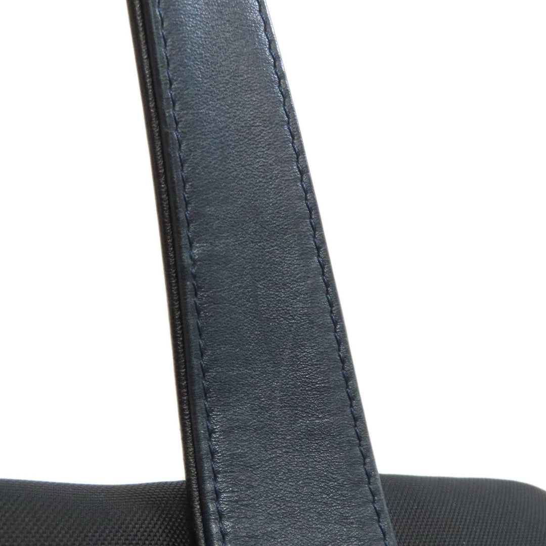 CHANEL Tote Bag Nylon black Paris Biarritz GM SilverMetal