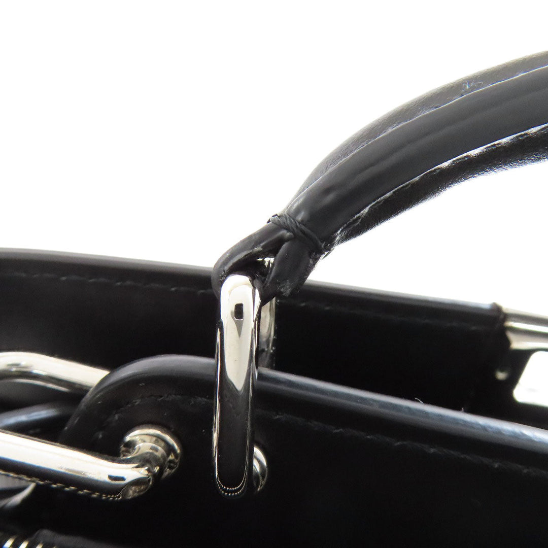FENDI Handbag Calfskin black Peekaboo Iseeu X-Cross 2WAY