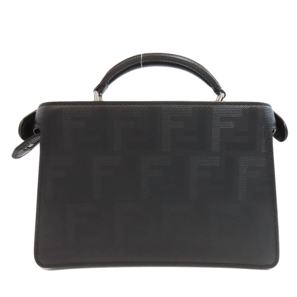 FENDI Handbag Calfskin black Peekaboo Iseeu X-Cross 2WAY