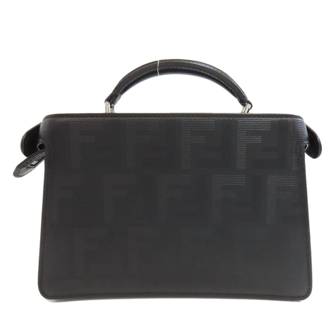 FENDI Handbag Calfskin black Peekaboo Iseeu X-Cross 2WAY