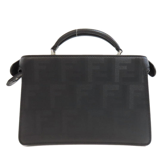 FENDI Handbag Calfskin black Peekaboo Iseeu X-Cross 2WAY
