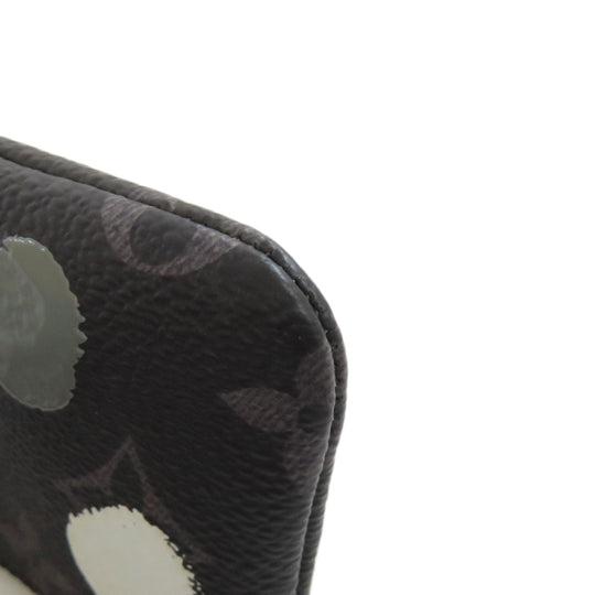 LOUIS VUITTON Key case Key holder  M81929 Monogram Eclipse black Pochette Cle collaboration with Yayoi Kusama mens Used Authentic