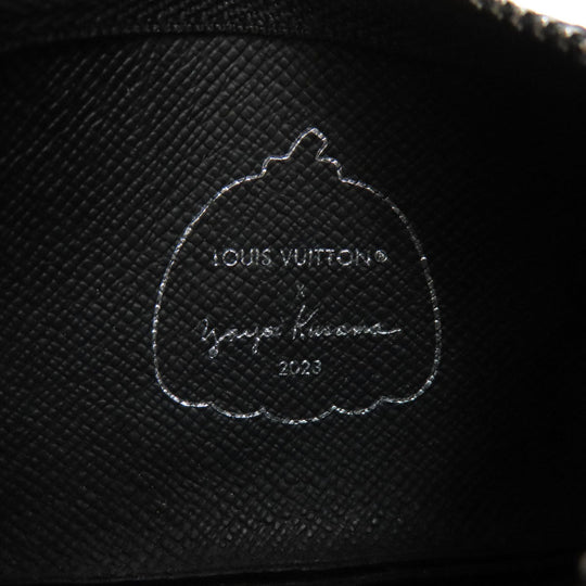 LOUIS VUITTON Key case Key holder  M81929 Monogram Eclipse black Pochette Cle collaboration with Yayoi Kusama mens Used Authentic