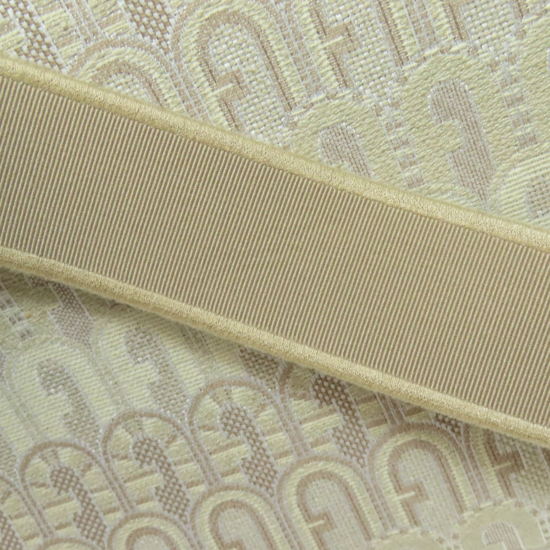 Furla Handbag canvas beige Arch logo 2WAY