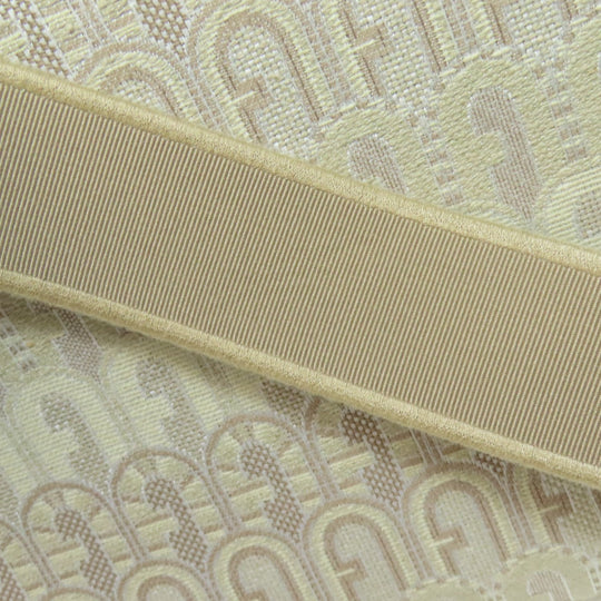 Furla Handbag canvas beige Arch logo 2WAY