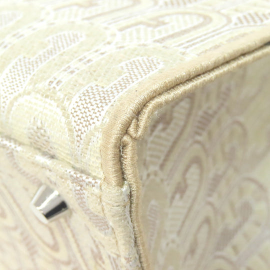 Furla Handbag canvas beige Arch logo 2WAY