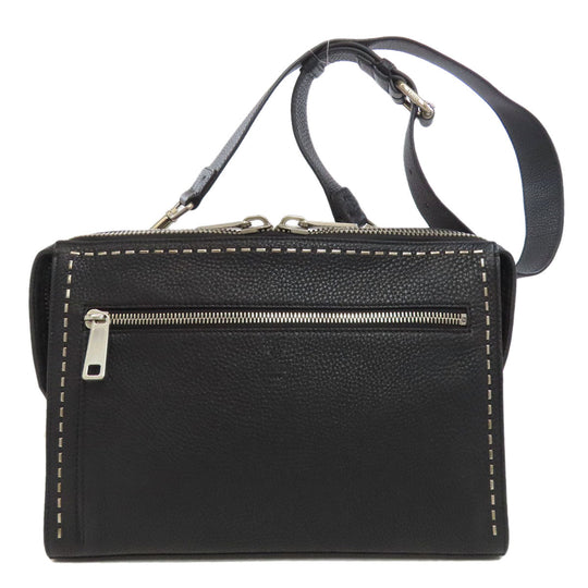 FENDI Shoulder Bag Calfskin black Celeria messenger bag
