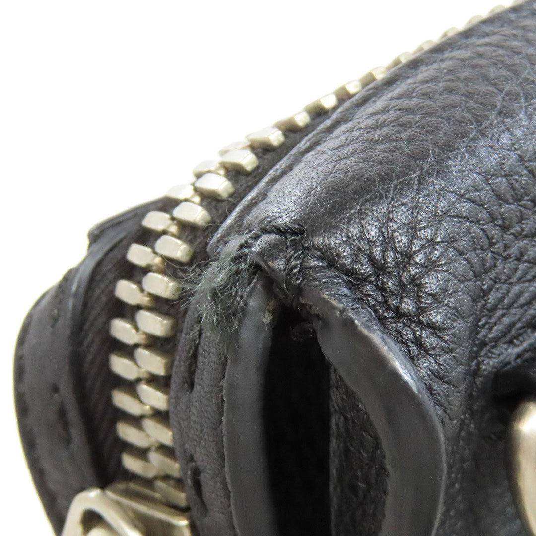 FENDI Shoulder Bag Calfskin black Celeria messenger bag