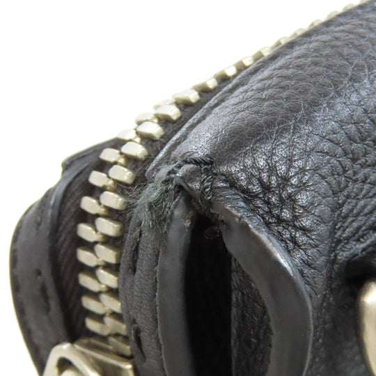 FENDI Shoulder Bag Calfskin black Celeria messenger bag