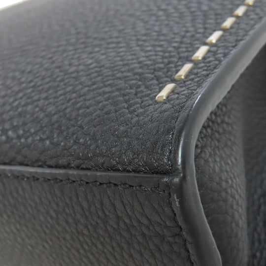 FENDI Shoulder Bag Calfskin black Celeria messenger bag