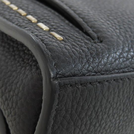 FENDI Shoulder Bag Calfskin black Celeria messenger bag