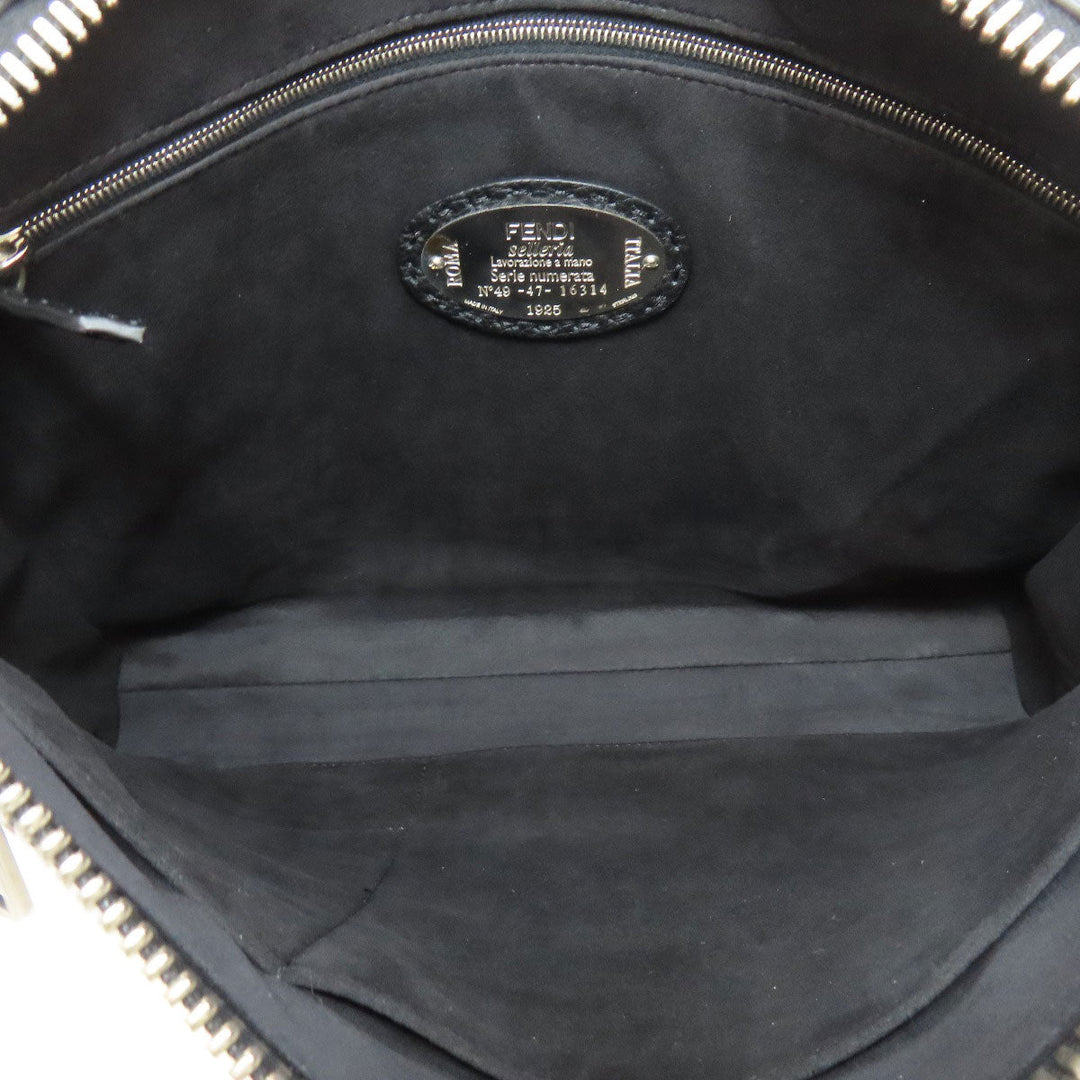 FENDI Shoulder Bag Calfskin black Celeria messenger bag