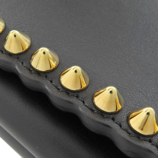 FENDI Handbag Calfskin black Mini Peekaboo Studs 2WAY Women Used Authentic