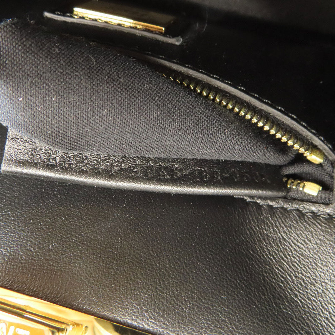 FENDI Handbag Calfskin black Mini Peekaboo Studs 2WAY Women Used Authentic