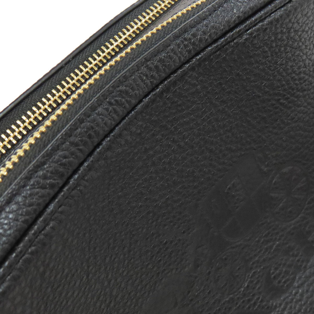 COACH Shoulder Bag 75818 leather black Hose and carriage