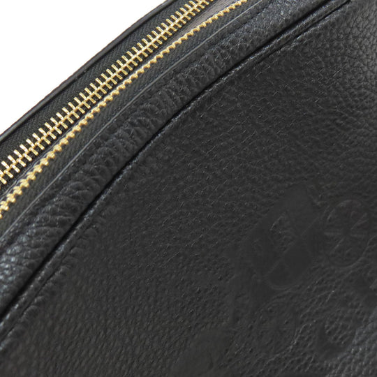 COACH Shoulder Bag 75818 leather black Hose and carriage