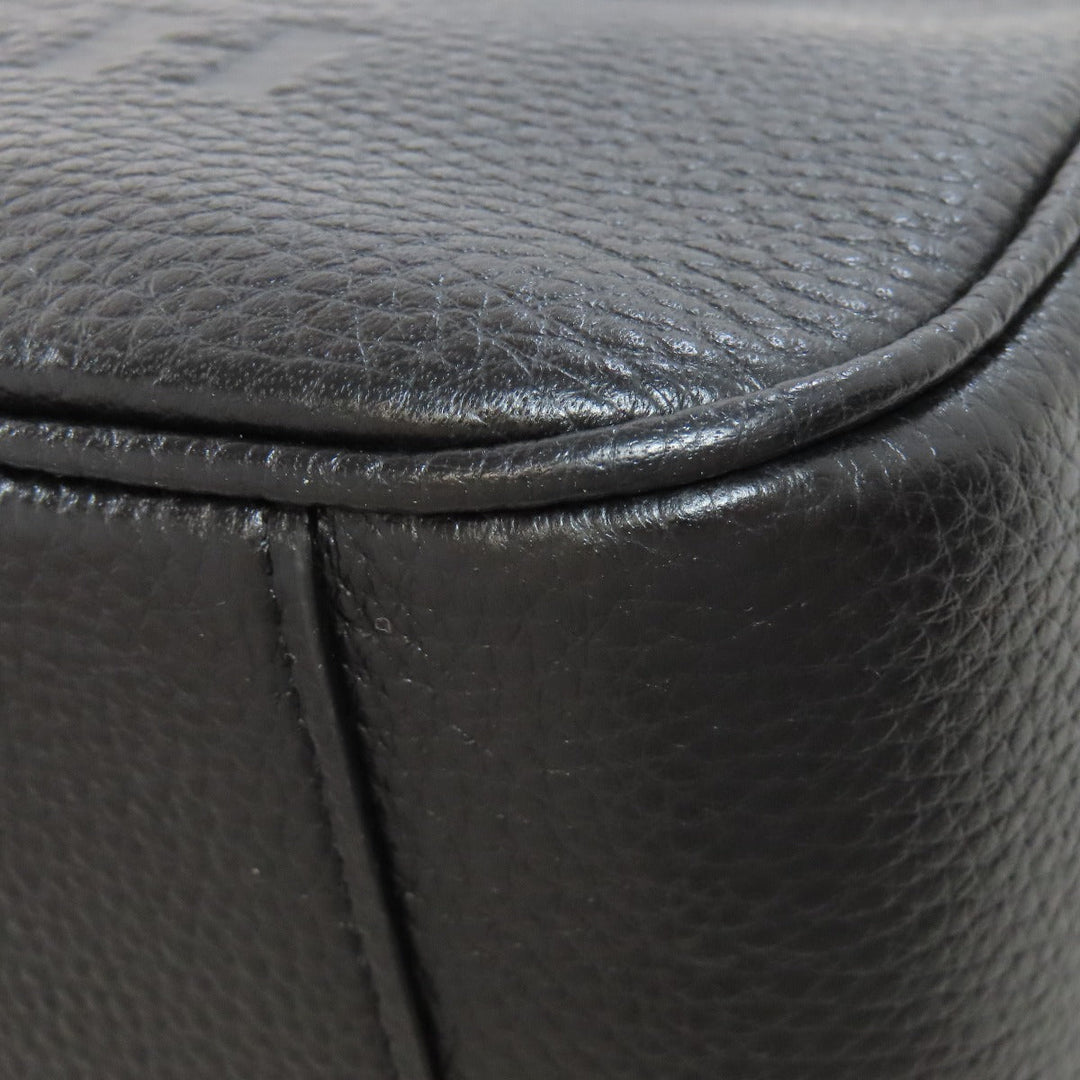 COACH Shoulder Bag 75818 leather black Hose and carriage