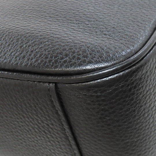 COACH Shoulder Bag 75818 leather black Hose and carriage