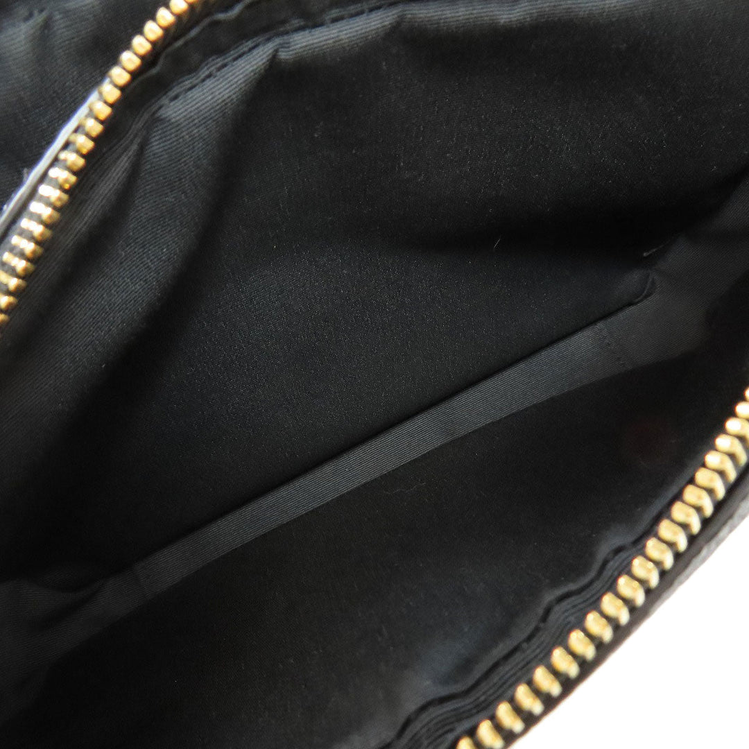 COACH Shoulder Bag 75818 leather black Hose and carriage