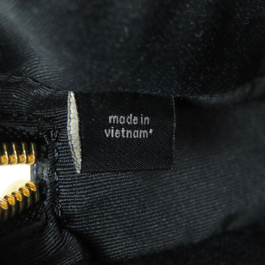 COACH Shoulder Bag 75818 leather black Hose and carriage