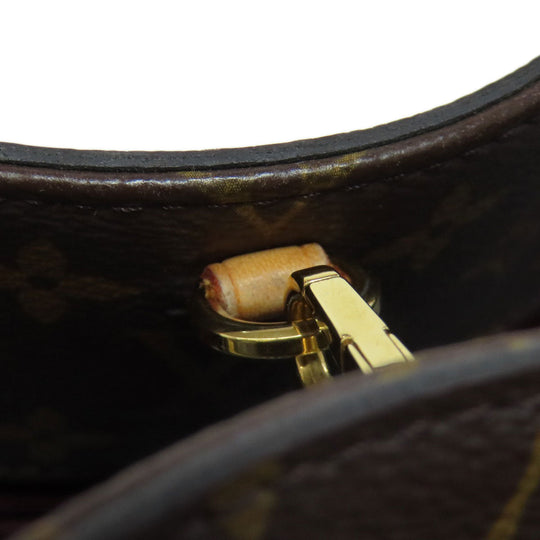 LOUIS VUITTON Tote Bag M41056 Monogram canvas Brown Montaigne MM