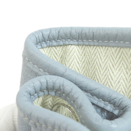 HERMES Tote Bag Negonda blue Garden Party TPM SilverMetal
